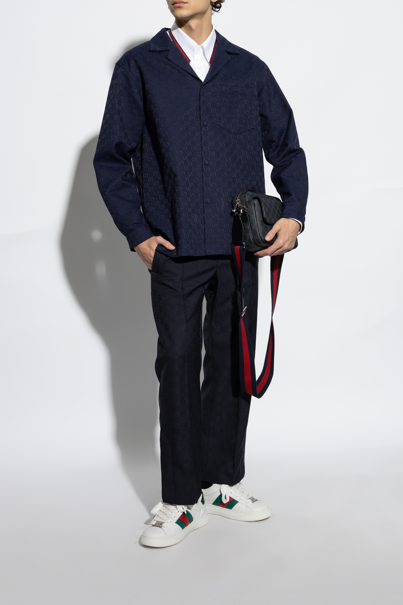Gucci Sneakers with Web strap | Men's Shoes | Vitkac